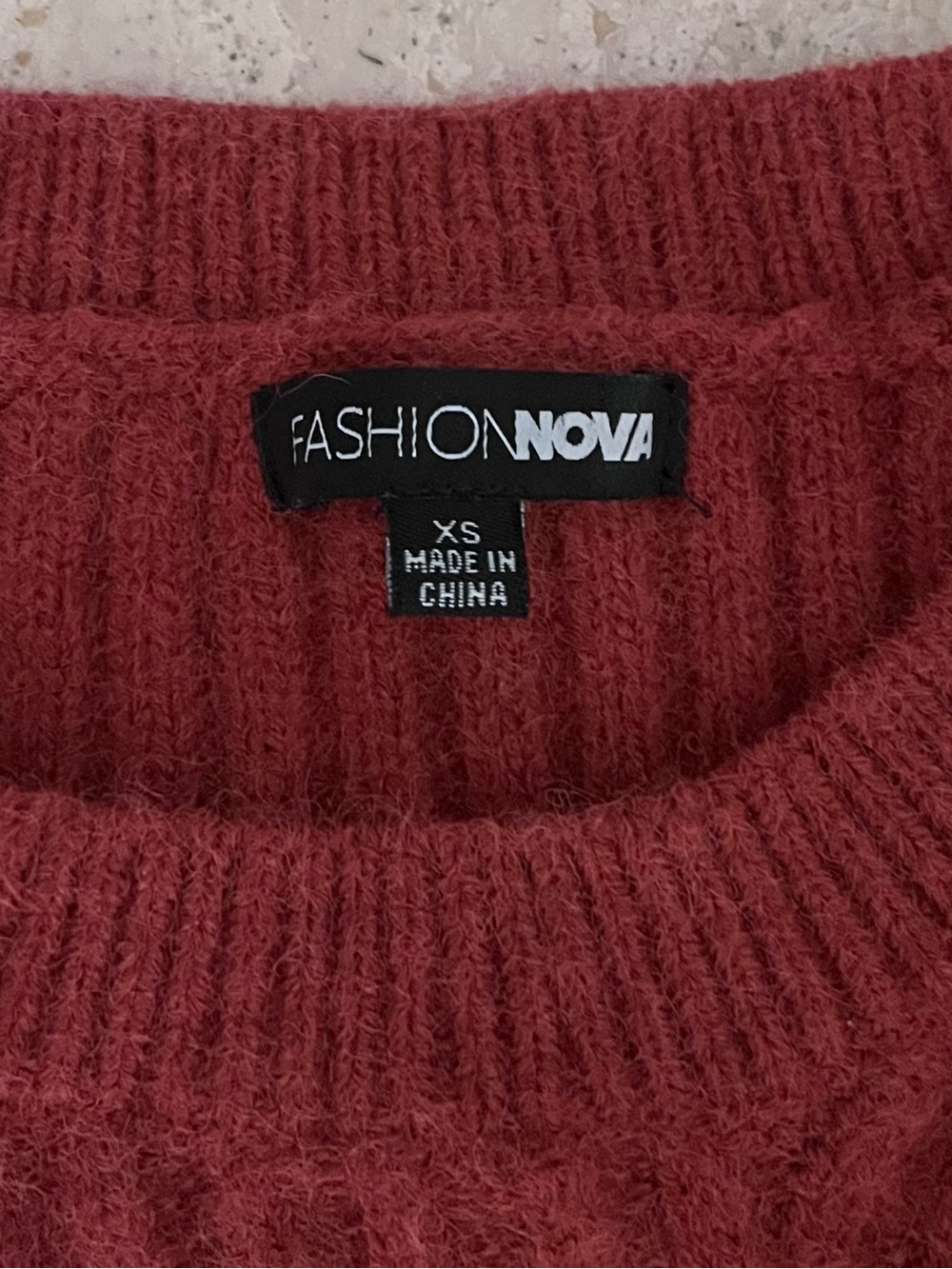 “Talk Is Cheap” Ribbed Knit Sweater - Picture 2 of 5